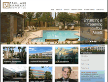 Tablet Screenshot of paulashmgt.com
